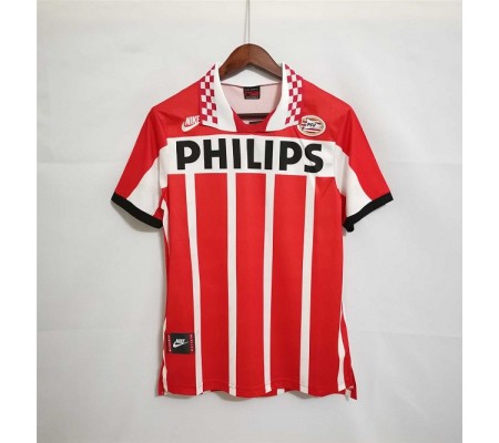 PSV 95/96 Home Red&White Soccer Jersey